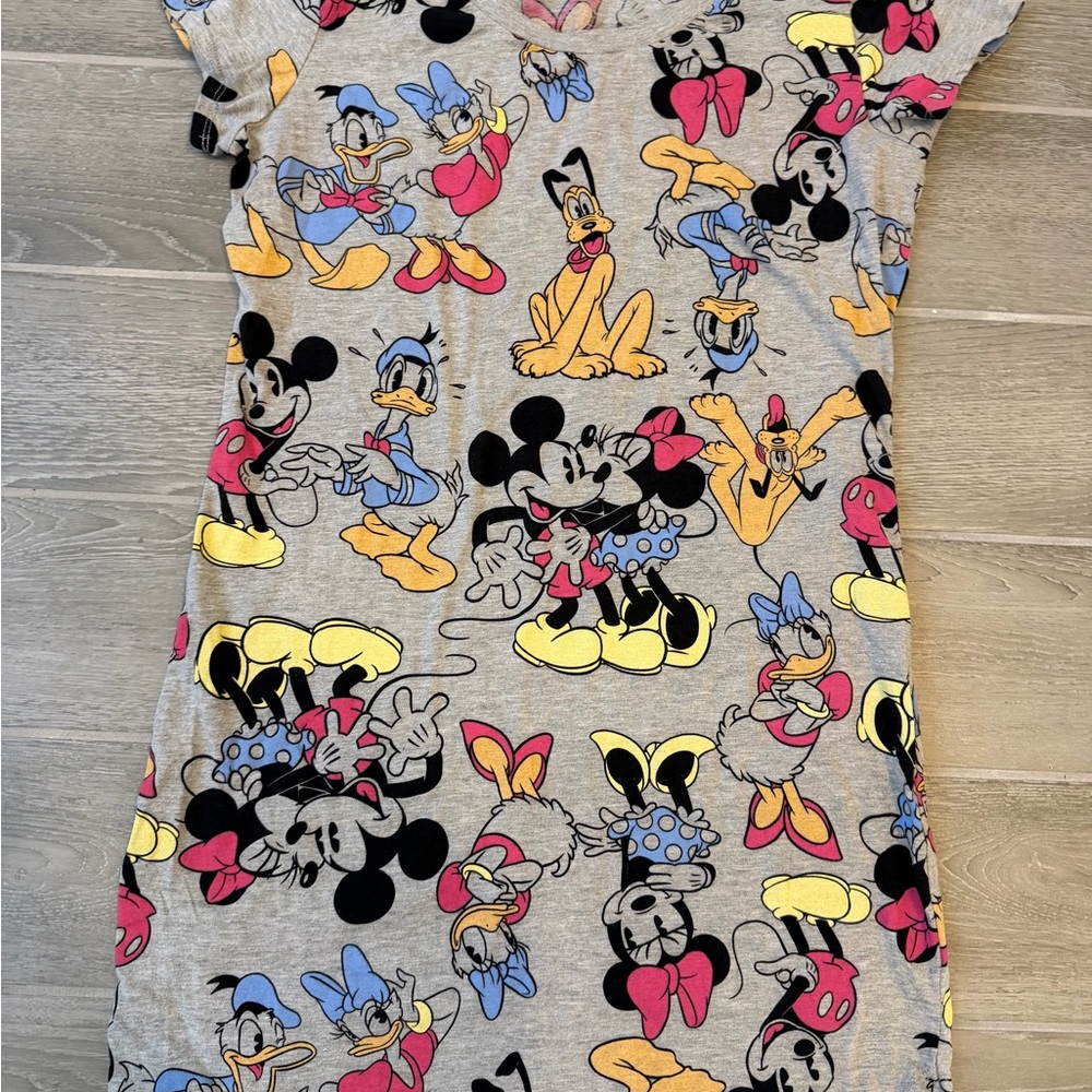 Disney Mickey Mouse Minnie Mouse & Friends Sleep Pajama Dress Women’s Size L/XL